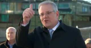 'Get off the grass!': Australian PM's press announcement briefly turns comical