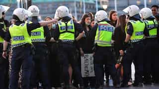 Sweden urges its demonstrating citizens to take it on internet rather than coming out on streets