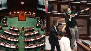 Hong Kong passes China national anthem bill amid protests by pro-democracy lawmakers