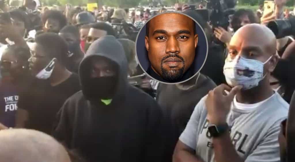 Kanye West joins #BlackLivesMatter protest in addition to $2 million fund for relief