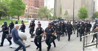 Buffalo officers quit special team after two suspended for shoving 75-year old to ground