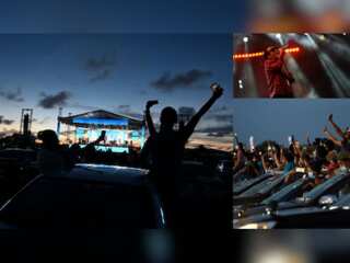 Colombo embraces new normal as people attend drive-in open-air concert