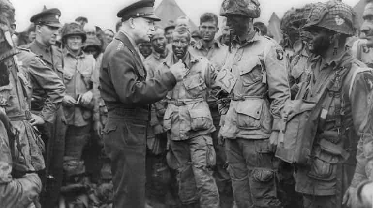 Allied forces Supreme Commander General Dwight D. Eisenhower