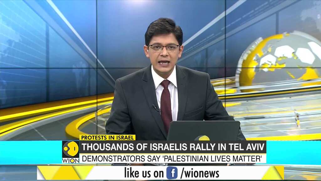 Israelis protest against annexation of West Bank
