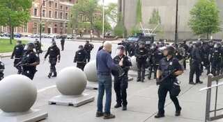 Two Buffalo police officers charged with assault in shoving 75-year old to ground
