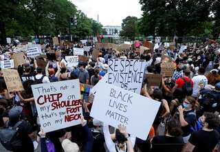 Uniformed military personnel deployed at WH grounds as anti-racism protests in US enter Day 12