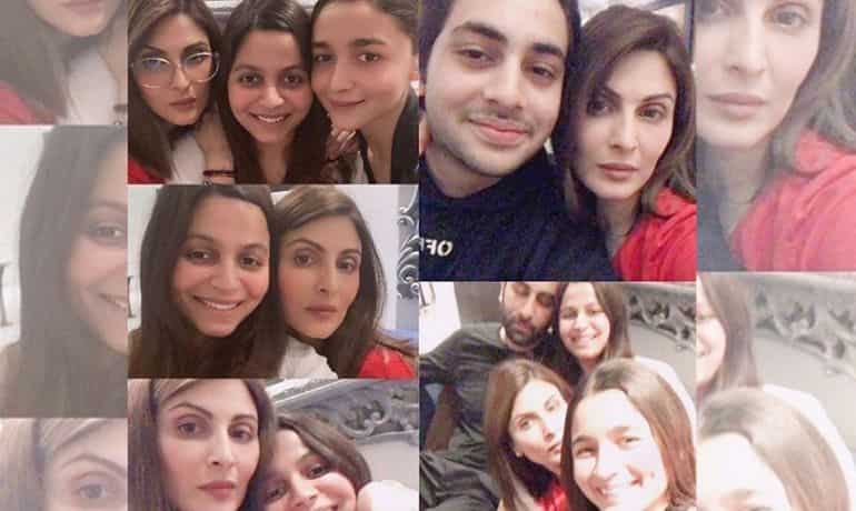 In pics: Alia Bhatt, Ranbir Kapoor, Riddhima, Shaheen spend quality time together