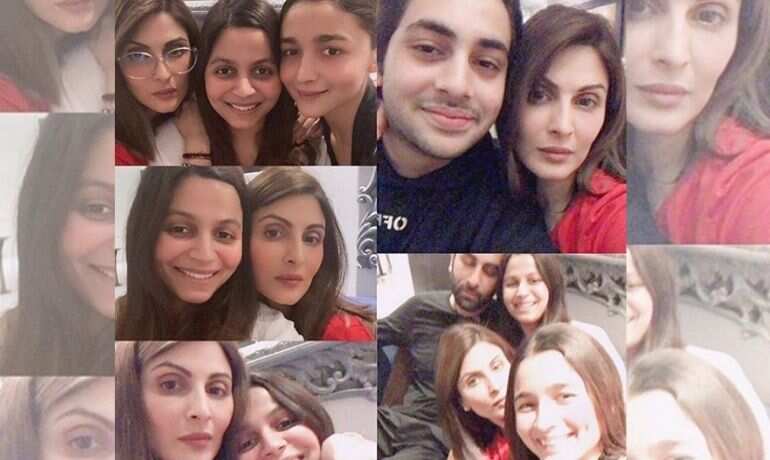 In pics: Alia Bhatt, Ranbir Kapoor, Riddhima, Shaheen spend quality time together
