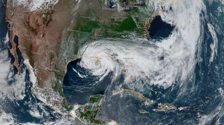 Storm Cristobal makes landfall in the US state of Louisiana