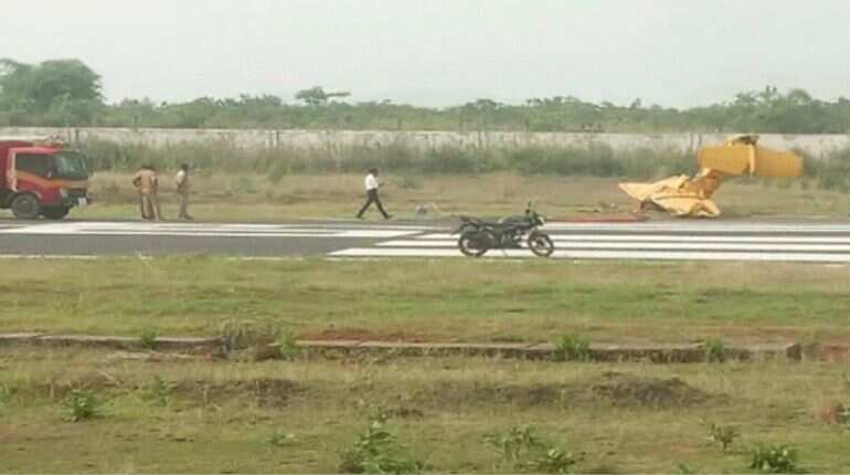 Two killed in a trainer aircraft crash in Odisha