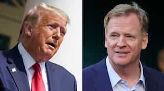 Donald Trump responds to NFL chief's protest statement