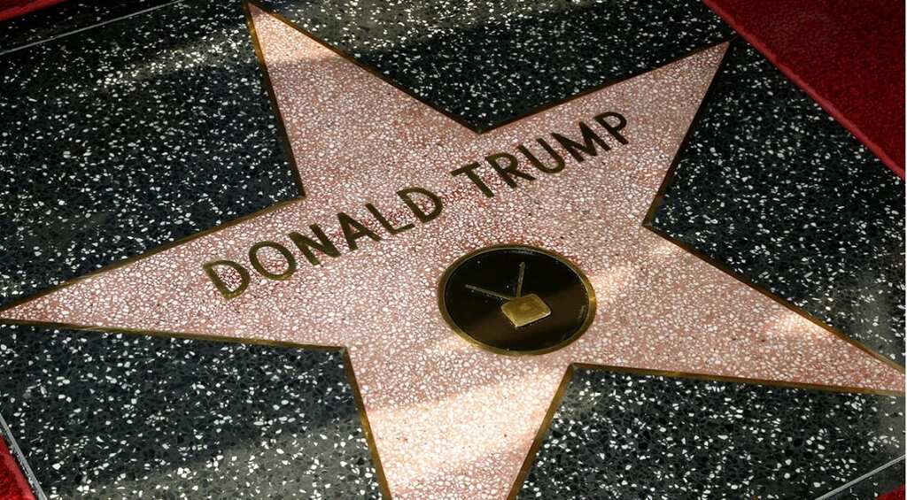 Donald Trump's Hollywood Walk of Fame star vandalised