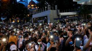 Hong Kong marks one year of pro-democracy activism with fresh protests, 53 arrested