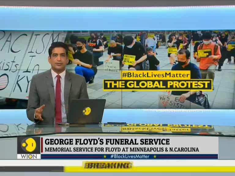 'It's time for racial justice', says Joe Biden via video message at George Floyd's funeral