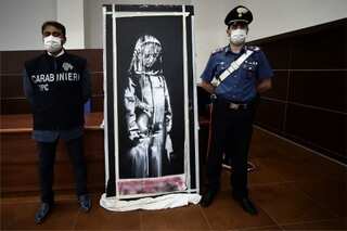 Banksy mural stolen from Bataclan theatre found in Italian farmhouse
