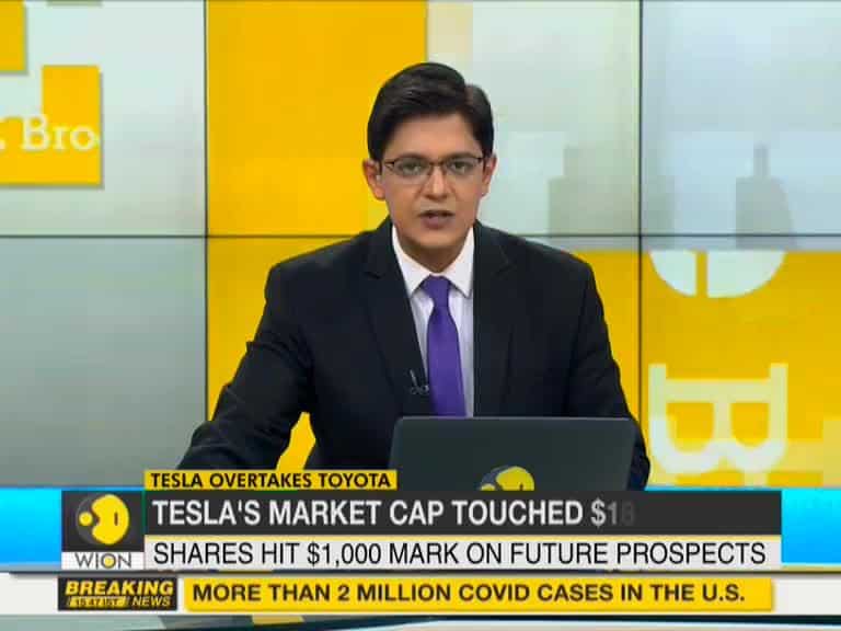 Tesla overtakes Toyota: Tesla has a valuation of $182.87 BN