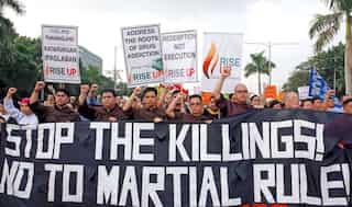 Philippines: Protesters rally against Duterte's anti-terrorism bill