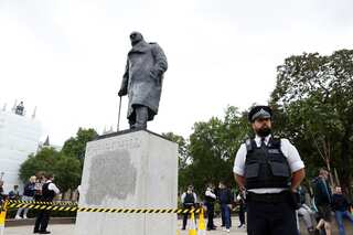 Statues of Churchill, Gandhi at risk of attack by anti-racism protestors; UK PM terms it shameful