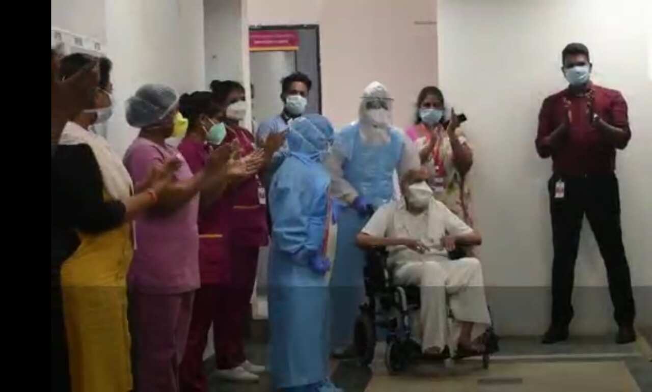Chennai: 97-yr old with heart ailment, hypertension beats COVID-19 Chennai: 97-yr old with heart ailment, hypertension beats COVID-19