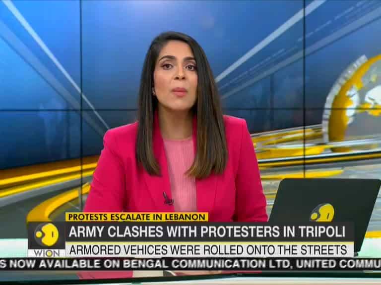 Second day of protests across Lebanon, clashes erupt between army and demonstrators