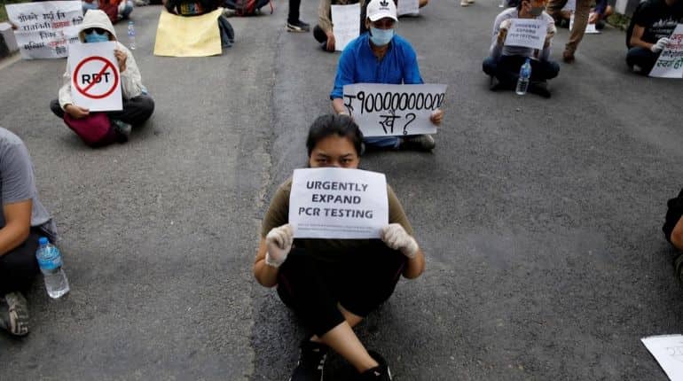 Hundreds protest against Nepal's coronavirus response; 7 foreigners arrested Hundreds protest against Nepal's coronavirus response; 7 foreigners arrested