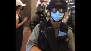 Hong Kong police officer reprimanded for sarcastically chanting 'I can't breathe'