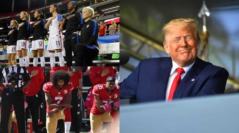 'Won't watch anymore': Donald Trump warns NFL and US Soccer if players kneel during anthem