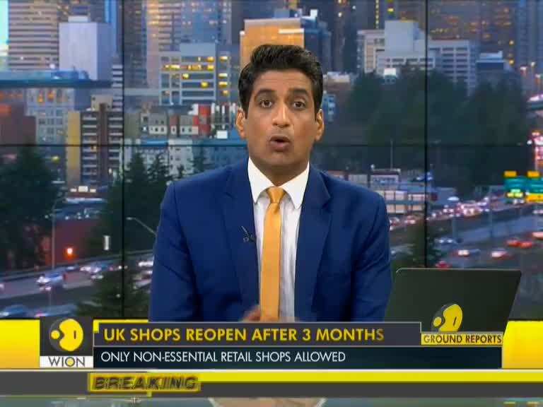 Non essential shops reopen in UK after 3 months