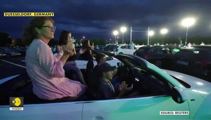 Fans get to watch as Blech stars in drive-in pole vaulting event
