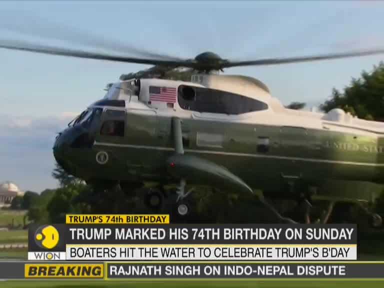 Donald Trump's 74th birthday | Protestors against Trump in NYC, Washington