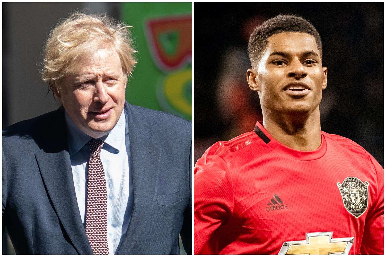 UK PM Johnson bows to footballer Marcus Rashford's pressure to provide summer food fund UK PM Johnson bows to footballer Marcus Rashford's pressure to provide summer food fund