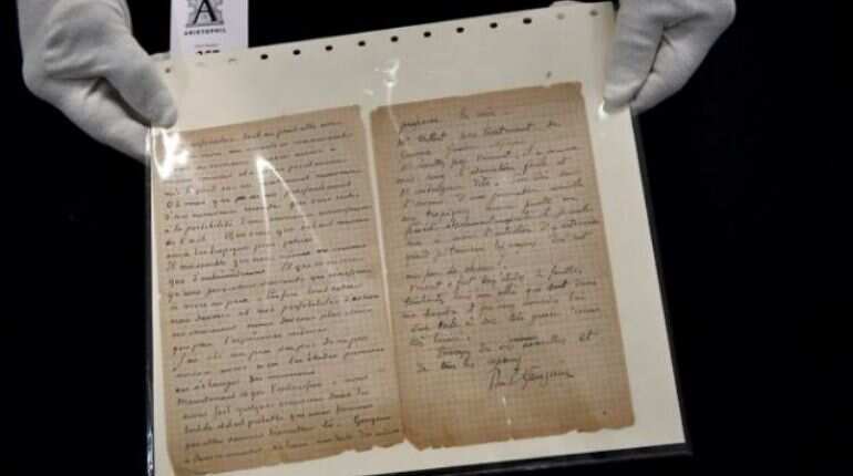 Letter detailing brothel visits of Vincent Van Gogh and Paul Gauguin fetches $236,000 Letter detailing brothel visits of Vincent Van Gogh and Paul Gauguin fetches $236,000