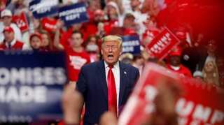 Trump campaign raised 74 million dollars in May, short of Biden's haul