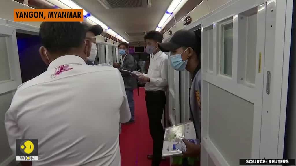 Myanmar bus launches private pod seats to discourage virus spread
