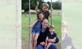 Prince William poses for the perfect shot with his three kids; see pics