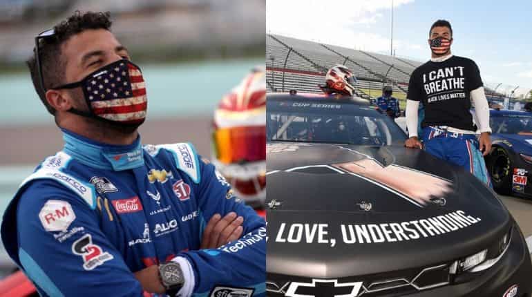 Michael Jordan and Danny Hemlin form Nascar team with Bubba Wallace as driver