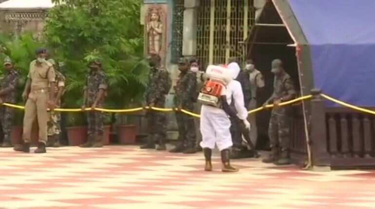 Sanitisation done before yatra