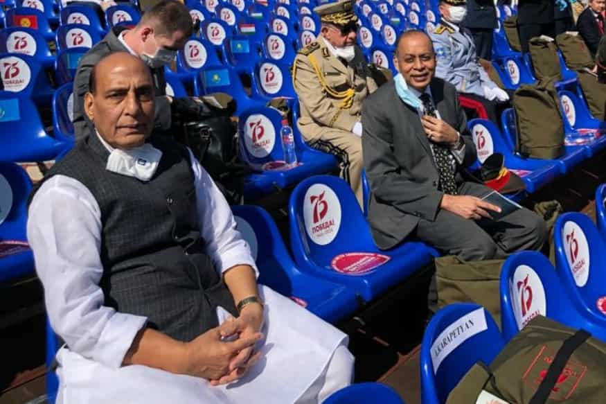 Defence Minister Rajnath Singh attends Victory Day Parade in Russia