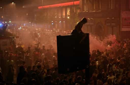 Football fans ignore COVID-19 norms after Liverpool victory
