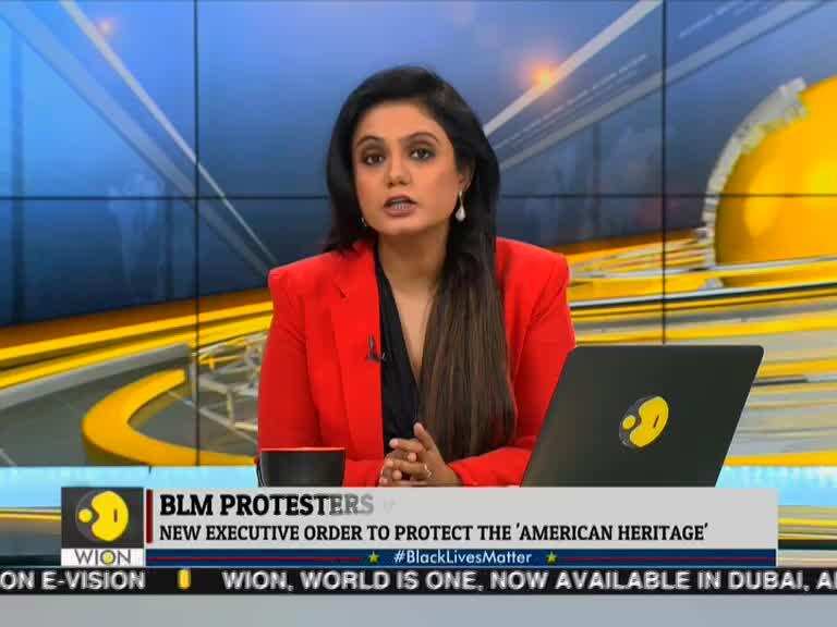US President Trump calls BLM protesters 'vandals', signs executive order on statues