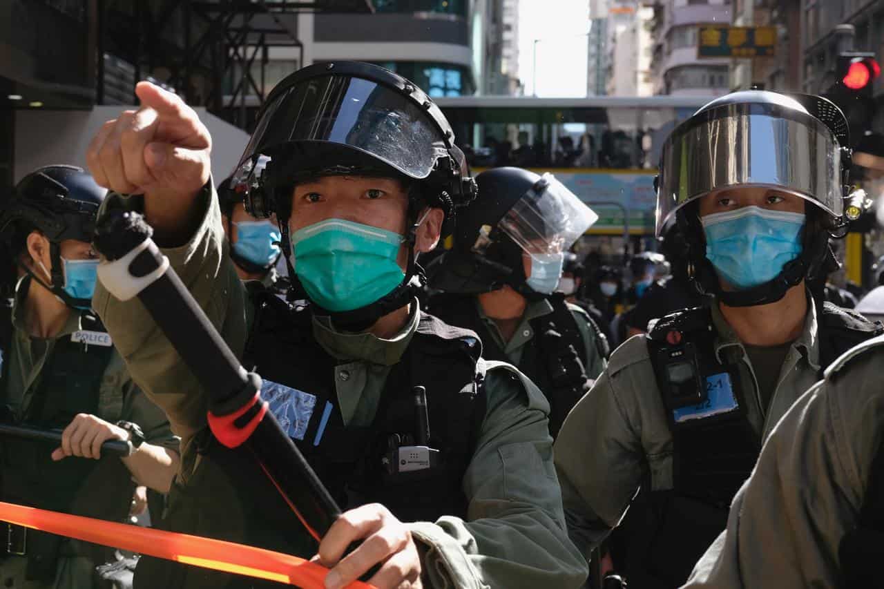 Fifty-three arrested as Hong Kongers protest planned national security laws Fifty-three arrested as Hong Kongers protest planned national security laws