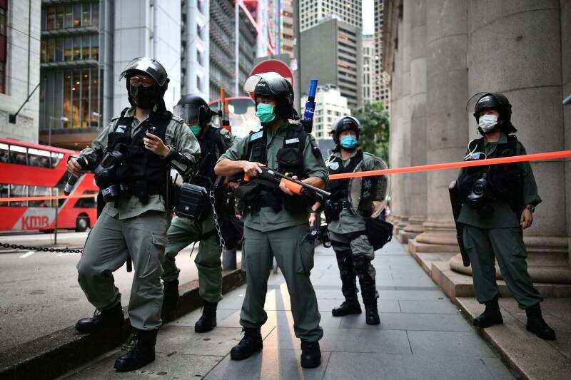 More than 53 arrested during silent march in Hong Kong