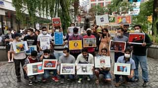 Japan: Human rights activists stage protest against China's attack at India