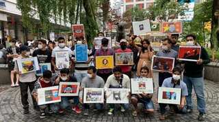Japan: Human rights activists stage protest against China's attack at India