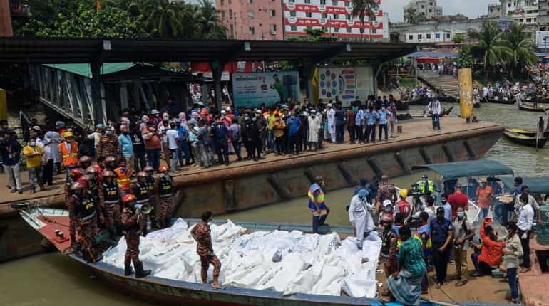 At least 30 die in Bangladesh ferry accident At least 30 die in Bangladesh ferry accident