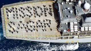 Naval ship 'Kesari' returns after deployment in southern Indian Ocean region