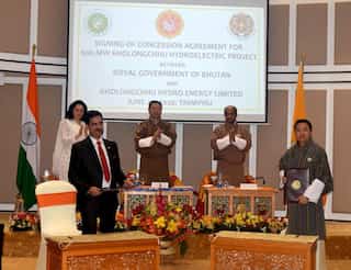 India, Bhutan sign agreement on 600 MW Kholongchhu hydroelectric project