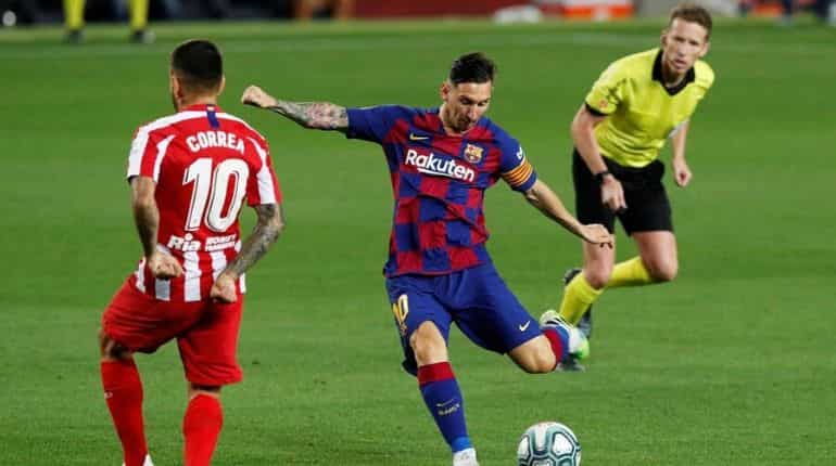 Messi scores 700th goal but Atletico draw hurts Barca's title hopes Messi scores 700th goal but Atletico draw hurts Barca's title hopes