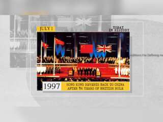 July 1 in history: World's first international call, Hong Kong officially reverts to China and more