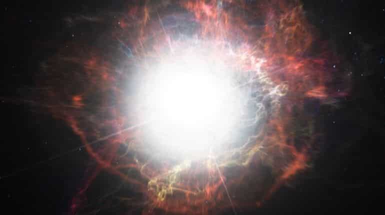 A massive star in a far-off galaxy just disappeared, leaving behind no trace!